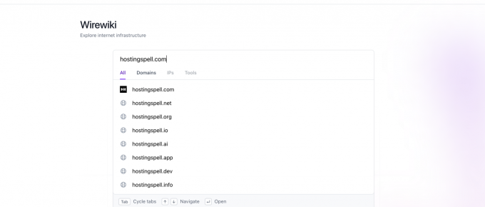 Wirewiki x HostingSpell Partnership for Wirewiki DNS Check